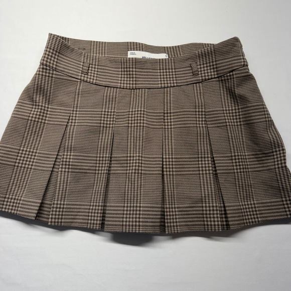 Hollister Pants - Hollister Plaid Pleated Mini Skort Brown Academia Y2K Preppy Size M